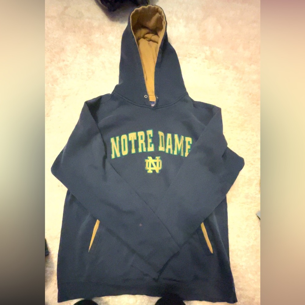 Vintage Notre Dame navy blue men’s XXL hoodie